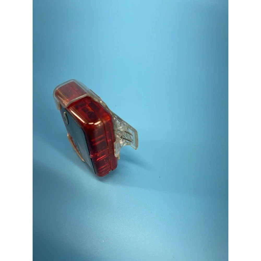 Rare Vintage Qupix Poco Pager Red Beeper Clip Cracked Untested As-Is